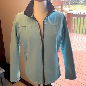 Women’s LANDS END weatherproof jacket size 6-8 Small / Fleece and nylon lining
